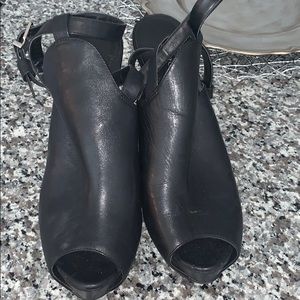 Ankle Strapped peep toe heels